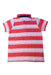 A Red Short Sleeve Polos from Mayoral in size 5T for boy. (Back View)