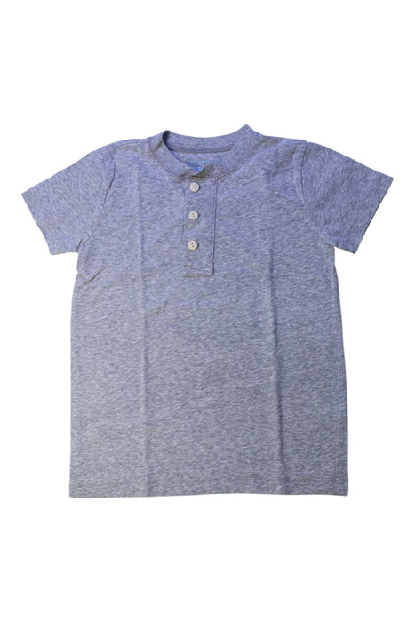 A Blue Short Sleeve Tops from Crewcuts in size 4T for boy. (Front View)