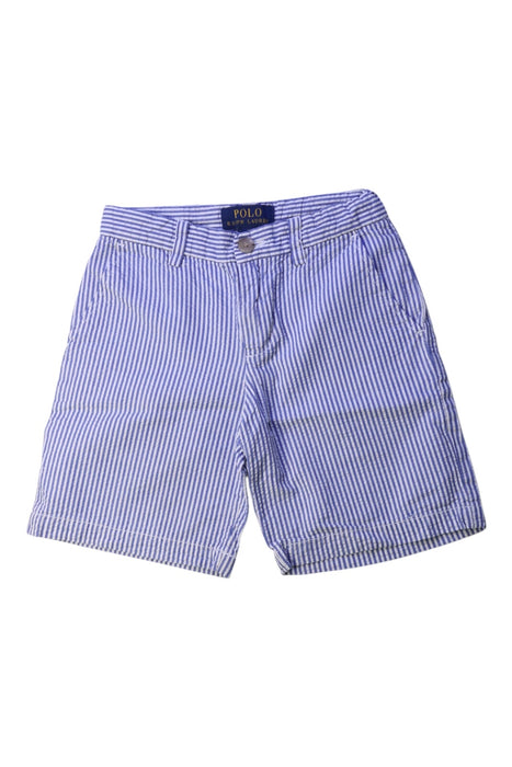 A White Shorts from Polo Ralph Lauren in size 5T for boy. (Front View)