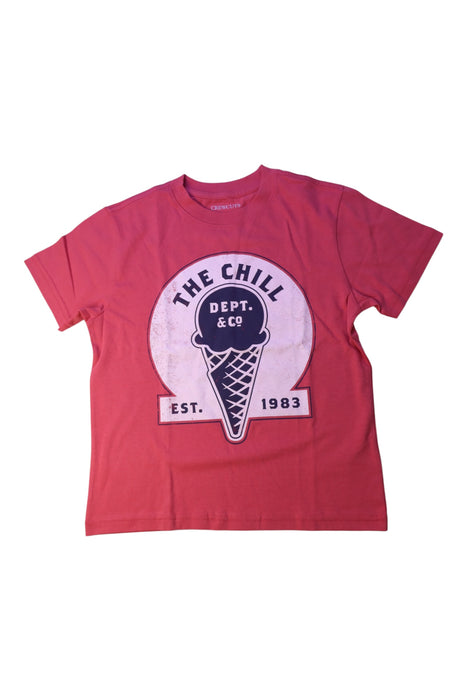 A Red Short Sleeve T Shirts from Crewcuts in size 6T for boy. (Front View)