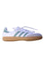 A White Sneakers from Adidas in size 5T for boy. (Front View)