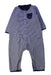 A Blue Onesies from Petit Bateau in size 6-12M for boy. (Front View)