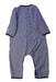 A Blue Onesies from Petit Bateau in size 6-12M for boy. (Back View)