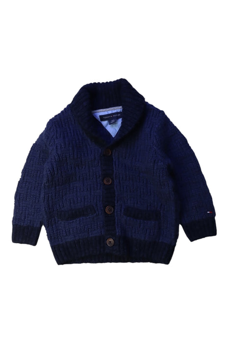 A Navy Cardigans from Tommy Hilfiger in size 6-12M for boy. (Front View)