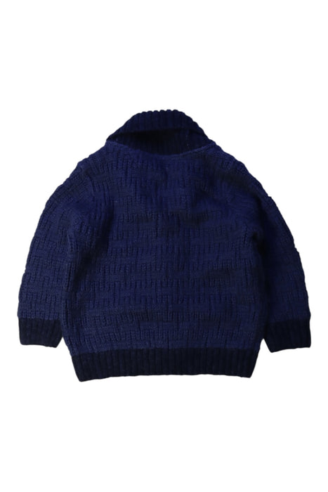 A Navy Cardigans from Tommy Hilfiger in size 6-12M for boy. (Back View)