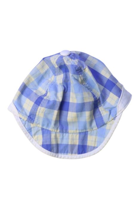 A Blue Sun Hats from Janie & Jack in size 6-12M for boy. (Front View)