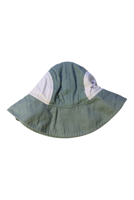 A Green Sun Hats from Ki ET LA in size 12-18M for neutral. (Back View)