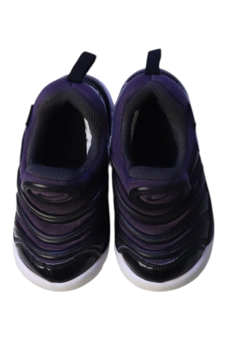 A Black Slip Ons from Nike in size 3T for neutral. (Back View)