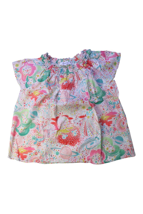 A Multicolour Sleeveless Tops from Bonpoint in size 8Y for girl. (Front View)