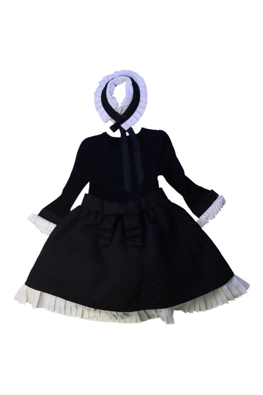 A Black Long Sleeve Dresses from Nicholas & Bears in size 12-18M for girl. (Front View)