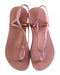 A Pink Sandals from Havaianas in size 7Y for girl. (Back View)