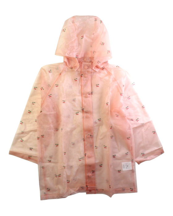 A Pink Rain Jackets from Konges Sløjd in size 5T for girl. (Front View)