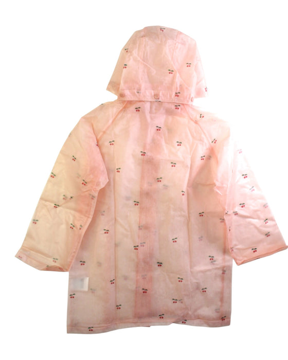 A Pink Rain Jackets from Konges Sløjd in size 5T for girl. (Back View)