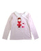 A Pink Long Sleeve Tops from Jacadi in size 6T for girl. (Front View)