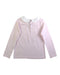A Pink Long Sleeve Tops from Jacadi in size 6T for girl. (Back View)