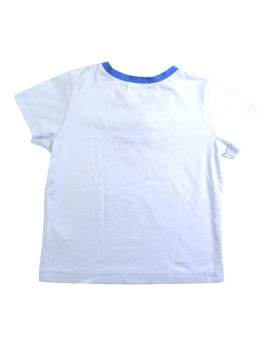 A White Short Sleeve T Shirts from Momonittu in size 2T for neutral. (Back View)