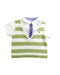A Green Short Sleeve Polos from Momonittu in size 2T for boy. (Front View)