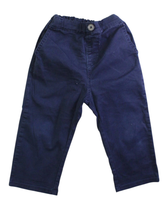 A Navy Casual Pants from Petit Maison Kids in size 18-24M for boy. (Front View)