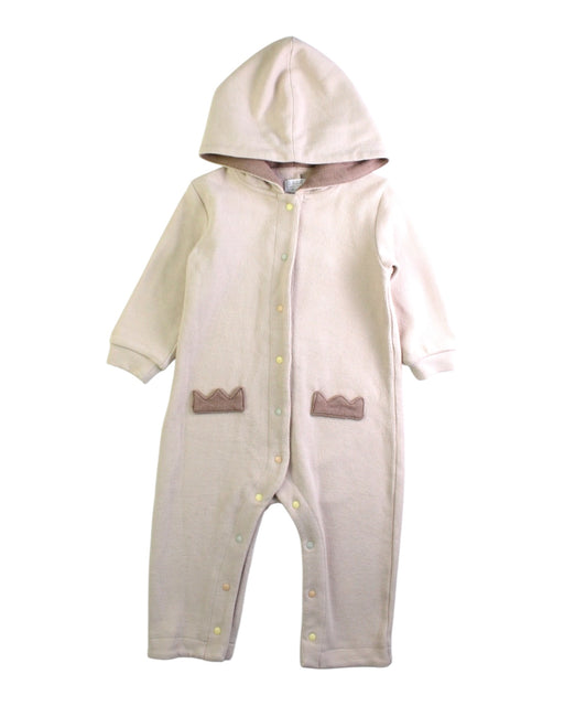A Beige Long Sleeve Jumpsuits from Naomi Wear in size 12-18M for boy. (Front View)