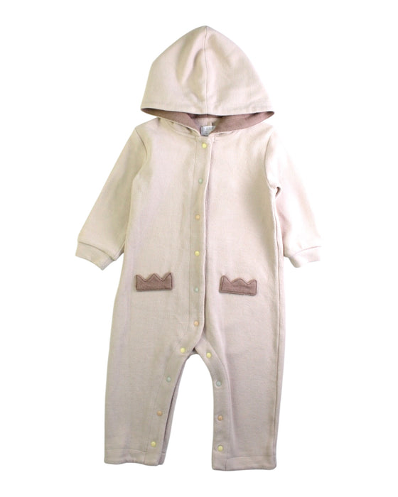 A Beige Long Sleeve Jumpsuits from Naomi Wear in size 12-18M for boy. (Front View)