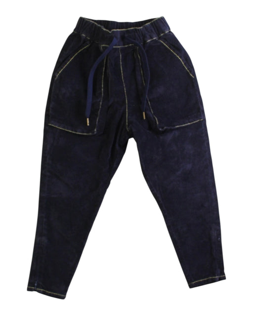 A Navy Casual Pants from As Know As Ponpoko in size 2T for girl. (Front View)
