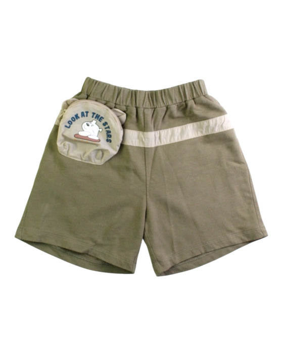 A Green Shorts from Balabala in size 2T for boy. (Front View)