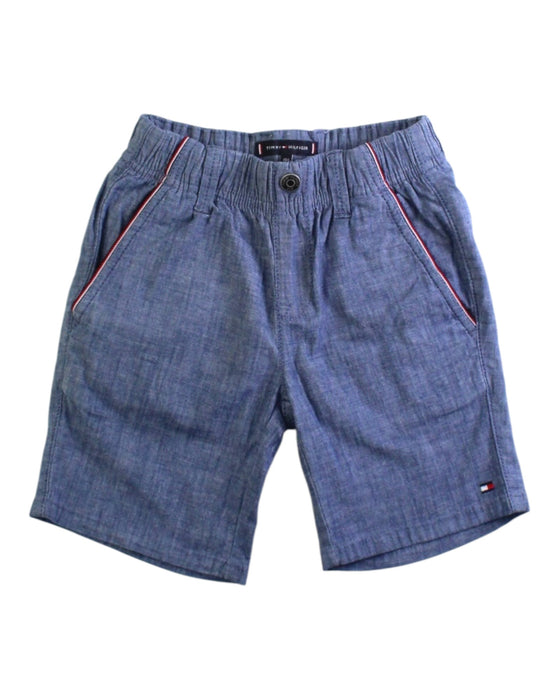 A Blue Shorts from Tommy Hilfiger in size 4T for boy. (Front View)