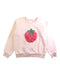 A Pink Crewneck Sweatshirts from Hux in size 7Y for girl. (Front View)
