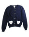 A Navy Cardigans from Yumi in size 11Y for girl. (Front View)