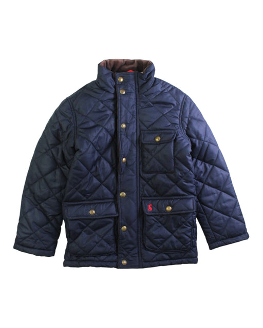 A Navy Puffer/Quilted Coats & Outerwear from Joules in size 5T for boy. (Front View)