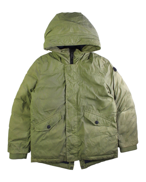A Green Puffer/Quilted Coats & Outerwear from AI Riders in size 8Y for boy. (Front View)