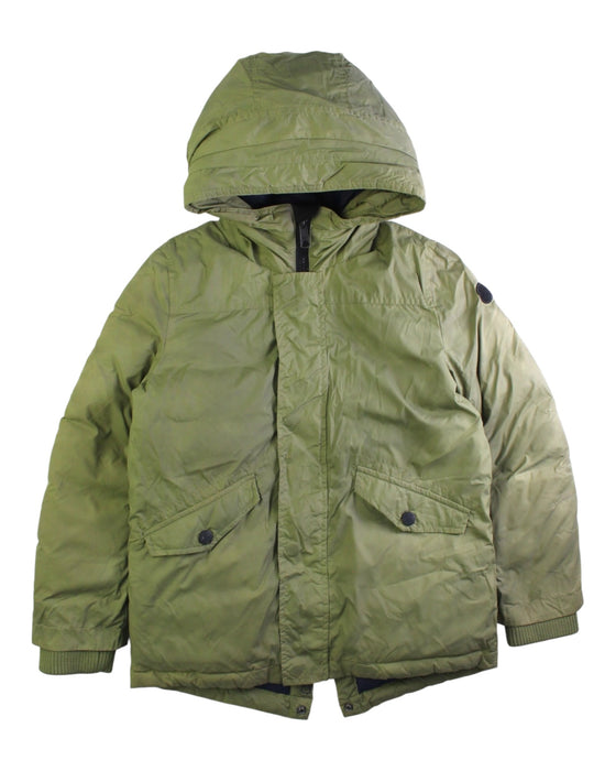 A Green Puffer/Quilted Coats & Outerwear from AI Riders in size 8Y for boy. (Front View)