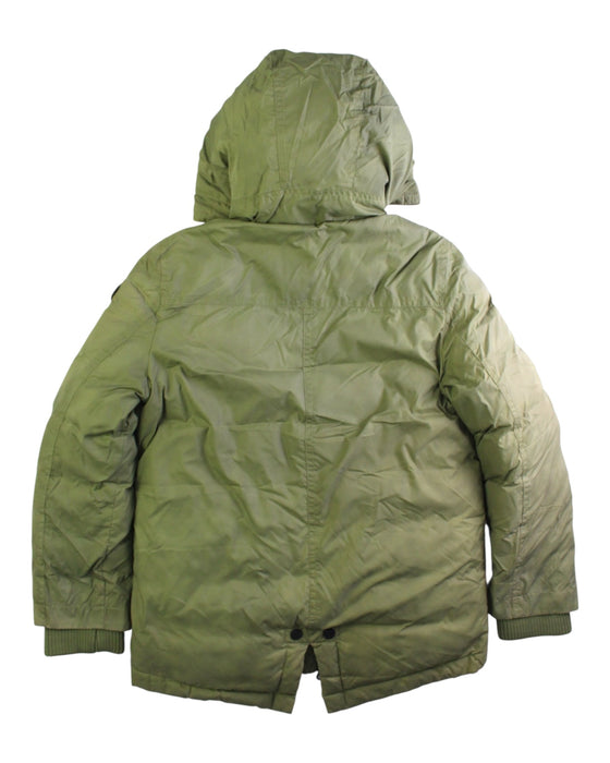 A Green Puffer/Quilted Coats & Outerwear from AI Riders in size 8Y for boy. (Back View)