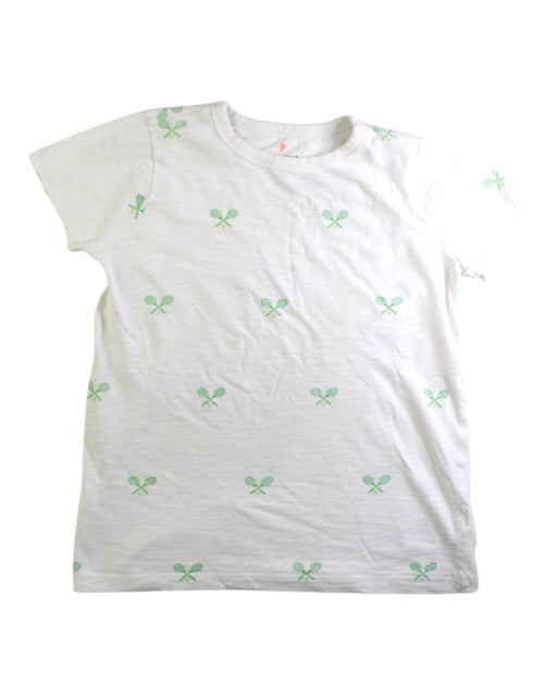 A White Short Sleeve T Shirts from Crewcuts in size 10Y for girl. (Front View)