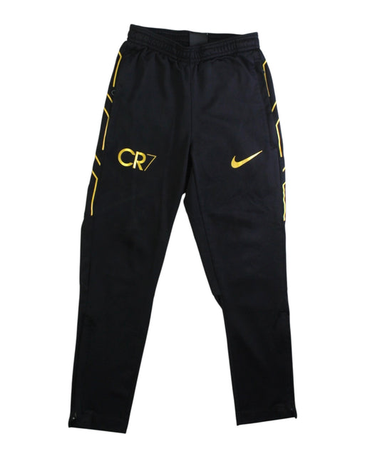 A Black Active Pants from Nike in size 8Y for boy. (Front View)