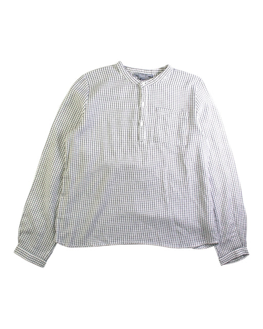 A White Long Sleeve Shirts from Bonpoint in size 10Y for boy. (Front View)