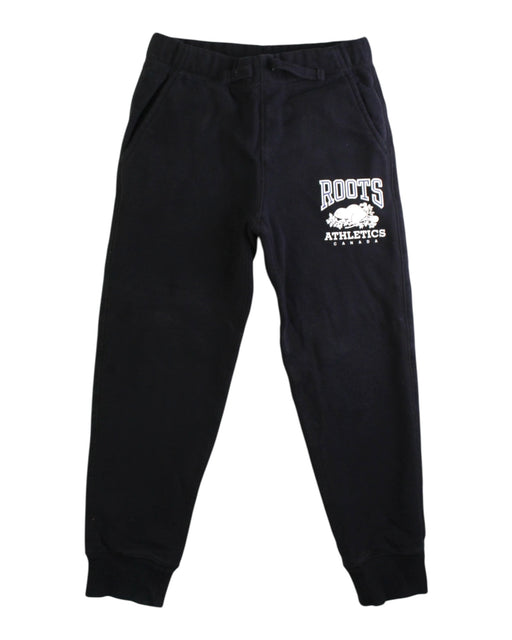 A Black Sweatpants from Roots in size 7Y for neutral. (Front View)