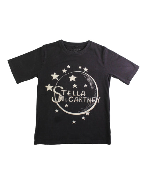 A Black Short Sleeve T Shirts from Stella McCartney in size 10Y for neutral. (Front View)