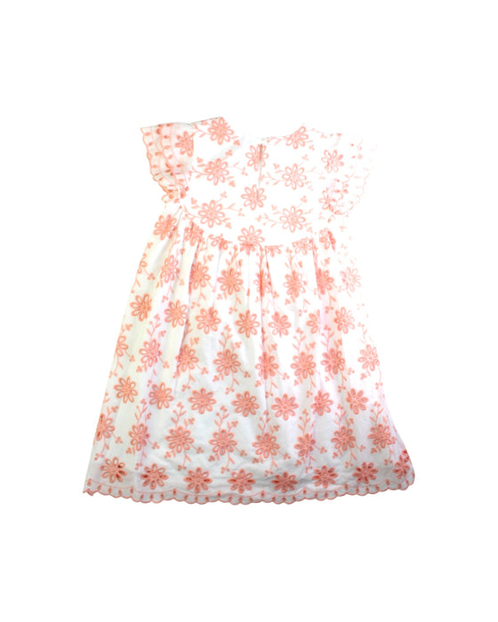 A White Sleeveless Dresses from Country Road in size 7Y for girl. (Back View)