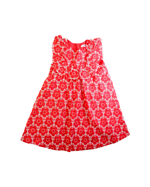 A Red Sleeveless Dresses from Country Road in size 7Y for girl. (Front View)