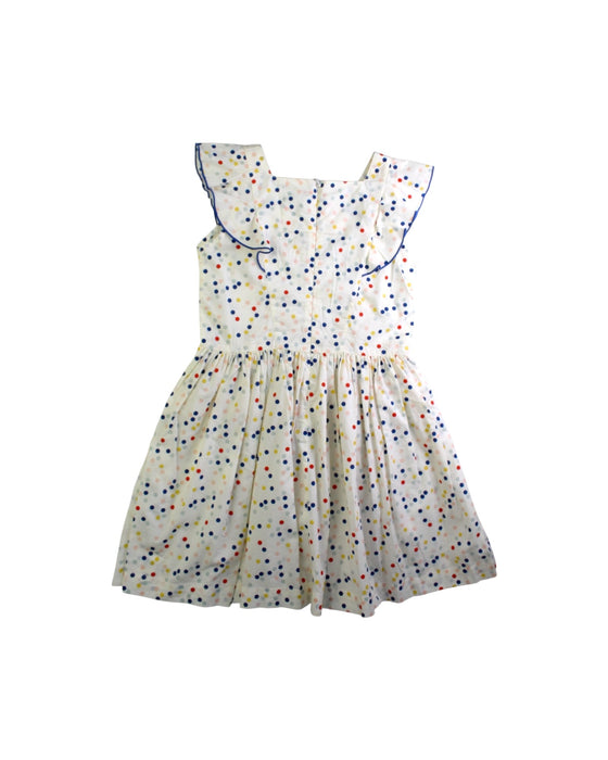 A Multicolour Sleeveless Dresses from Petit Bateau in size 8Y for girl. (Back View)
