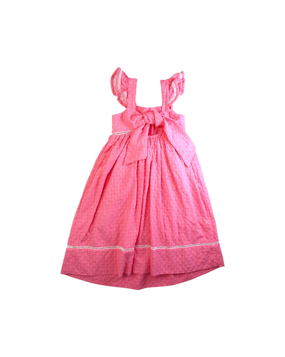 A Pink Sleeveless Dresses from Country Road in size 7Y for girl. (Back View)