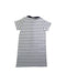 A Navy Short Sleeve Dresses from Petit Bateau in size 8Y for girl. (Back View)