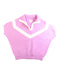A Pink Sweater Vests from Seed in size 6T for girl. (Front View)
