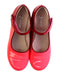 A Red Flats from Jacadi in size 9Y for girl. (Back View)