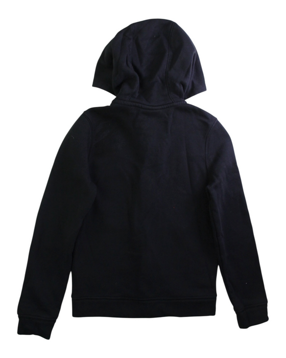A Black Hooded Sweatshirts from Nike in size 7Y for boy. (Back View)