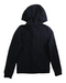 A Black Hooded Sweatshirts from Nike in size 7Y for boy. (Back View)