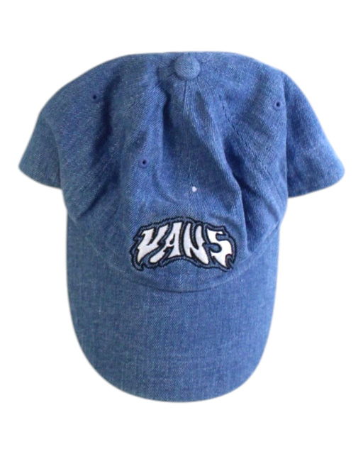 A Blue Caps from Vans in size 14Y for boy. (Front View)