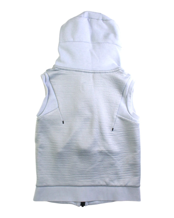 A Grey Outerwear Vests from Nike in size 7Y for boy. (Back View)