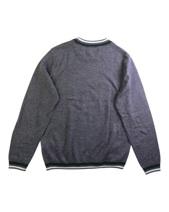 A Grey Crewneck Sweatshirts from Lacoste in size 10Y for boy. (Back View)